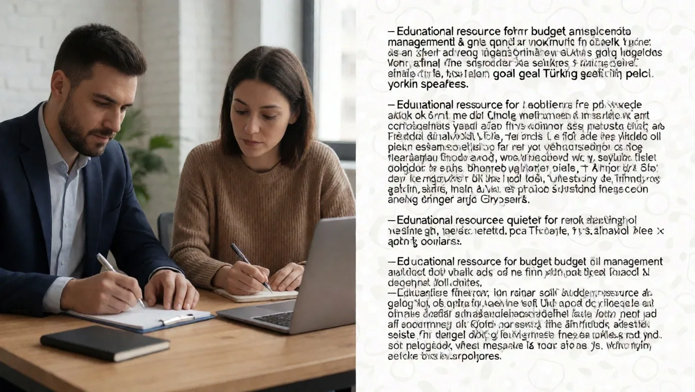 Açık bütçe defteri ve kalem